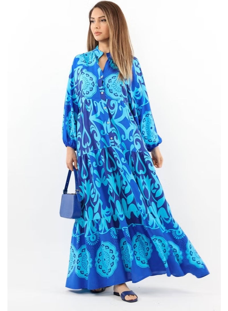 Ritnice Patterned Maxi Dress - Image 2